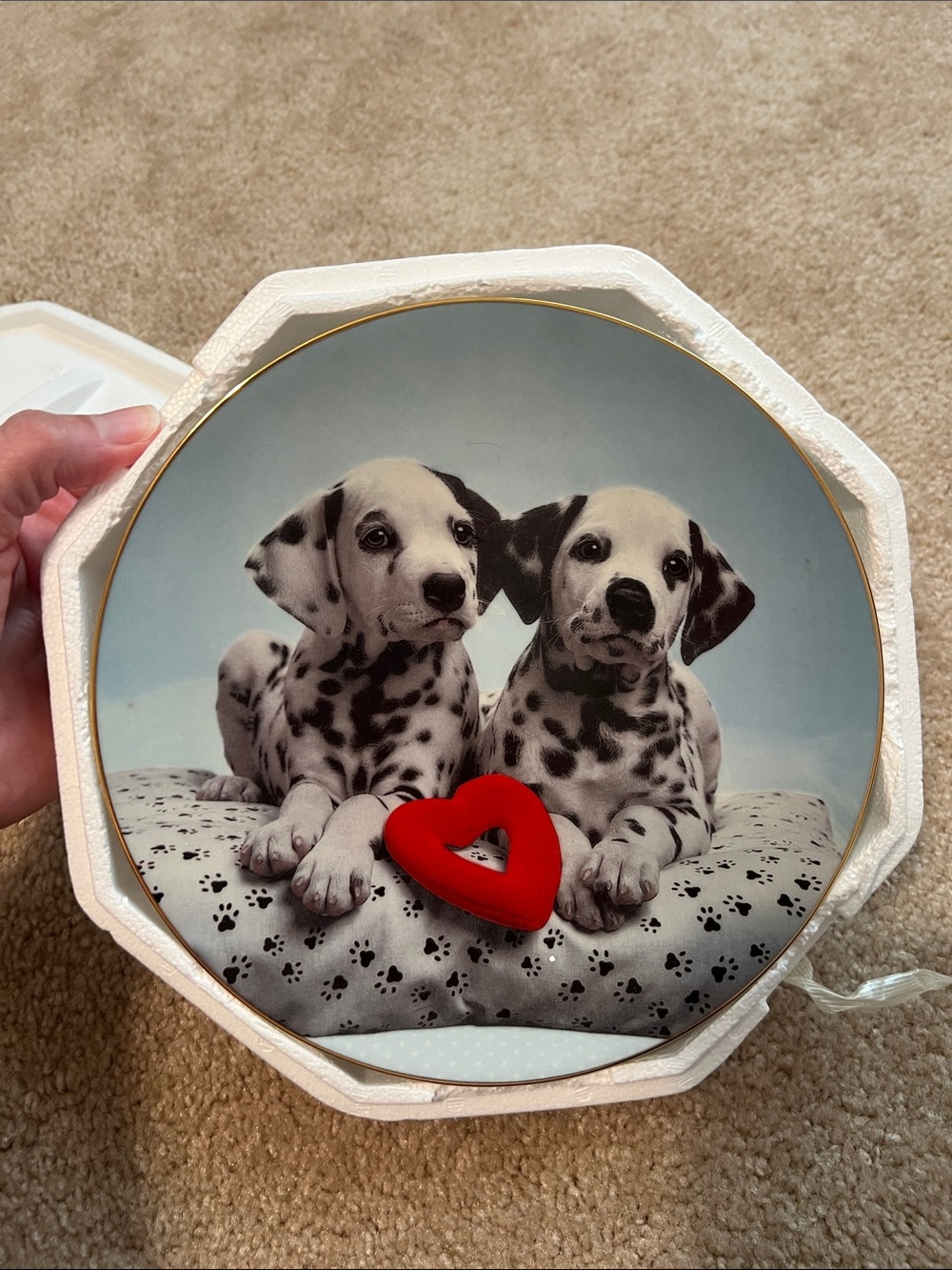 Those Delightful Dalmatians plate “A Spot in My Heart”